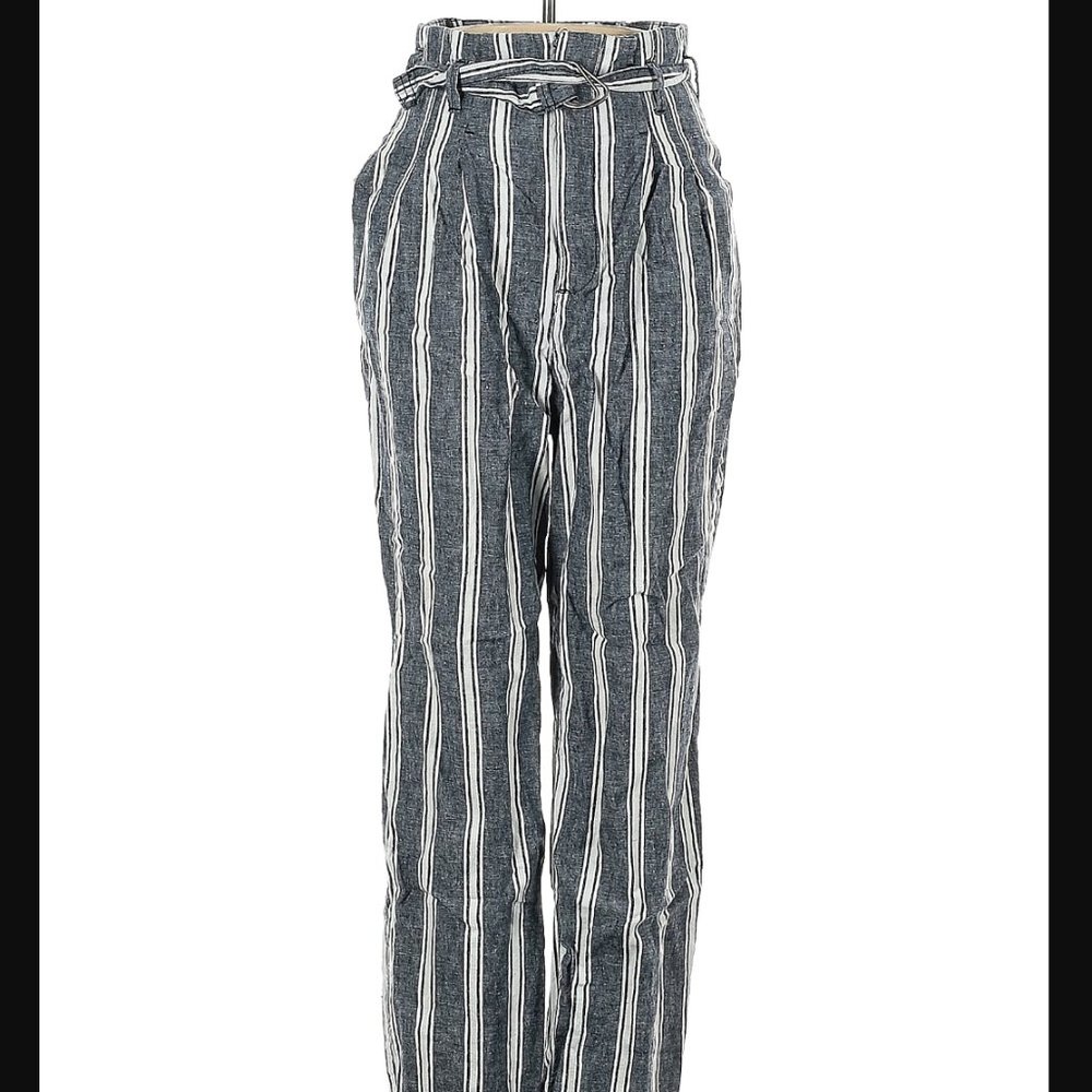 Abercrombie & Fitch Linen Pants Striped Size M